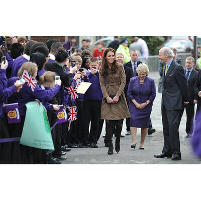 Herzogin Kate: Edler Auftritt in Grundschule