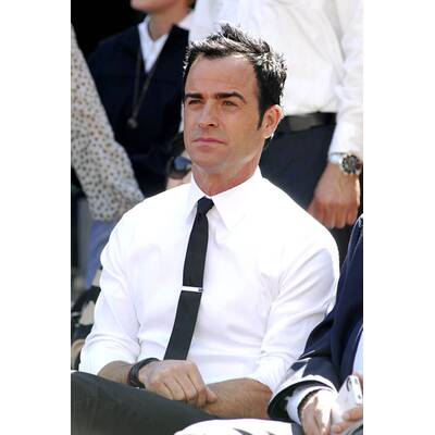 Ein Küsschen für Daddy – und eines für Justin   