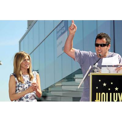 Ein Küsschen für Daddy – und eines für Justin   