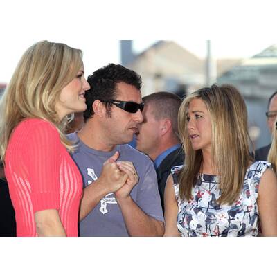 Ein Küsschen für Daddy – und eines für Justin   