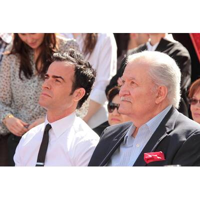 Ein Küsschen für Daddy – und eines für Justin   