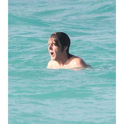 Paul McCartney & Nancy Shevell: Badespaß auf St. Barth