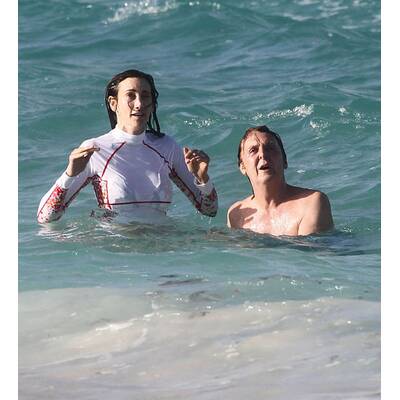 Paul McCartney & Nancy Shevell: Badespaß auf St. Barth