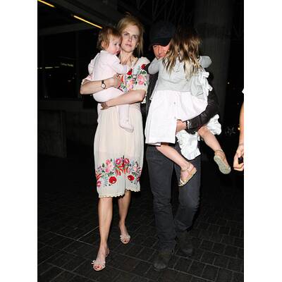 Kidman & Urban: Mit Kids am Flughafen