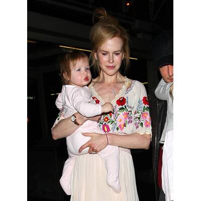 Kidman & Urban: Mit Kids am Flughafen