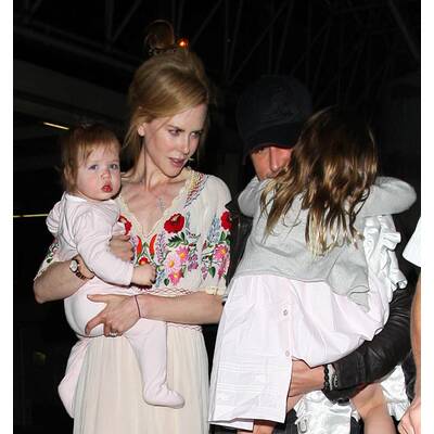 Kidman & Urban: Mit Kids am Flughafen