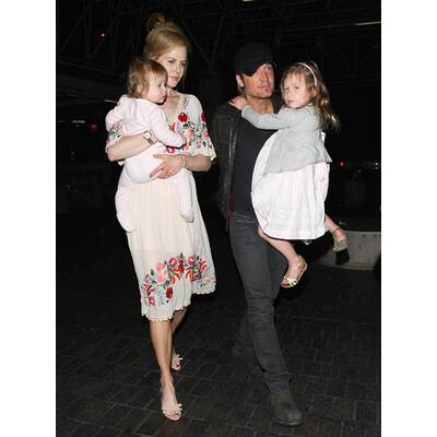 Kidman & Urban: Mit Kids am Flughafen
