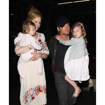 Kidman & Urban: Mit Kids am Flughafen