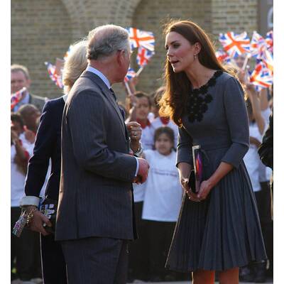 Charles & Kate: Bügeln für den guten Zweck