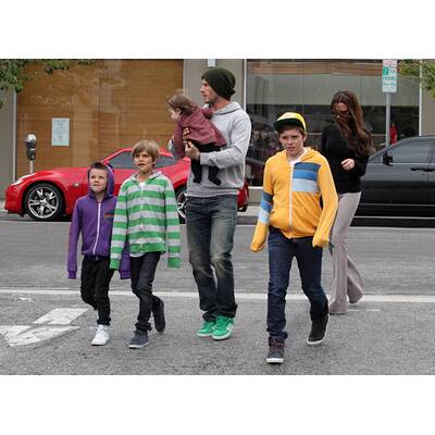 Beckhams: Ausflug mit Baby Harper