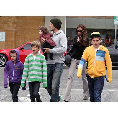 Beckhams: Ausflug mit Baby Harper
