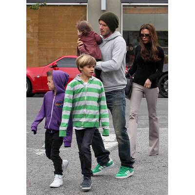 Beckhams: Ausflug mit Baby Harper
