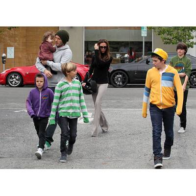 Beckhams: Ausflug mit Baby Harper