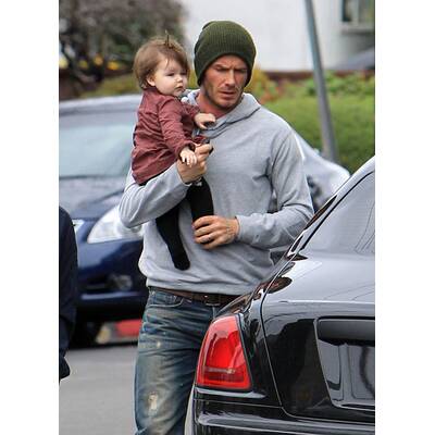 Beckhams: Ausflug mit Baby Harper