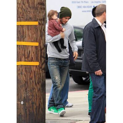 Beckhams: Ausflug mit Baby Harper