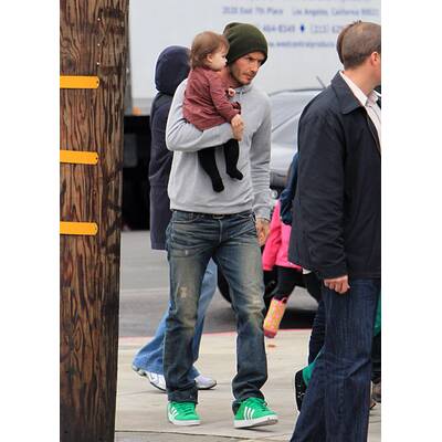 Beckhams: Ausflug mit Baby Harper