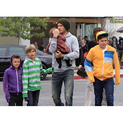 Beckhams: Ausflug mit Baby Harper