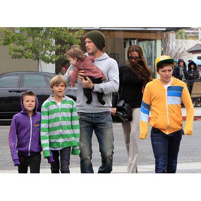 Beckhams: Ausflug mit Baby Harper