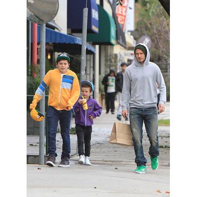 Beckhams: Ausflug mit Baby Harper