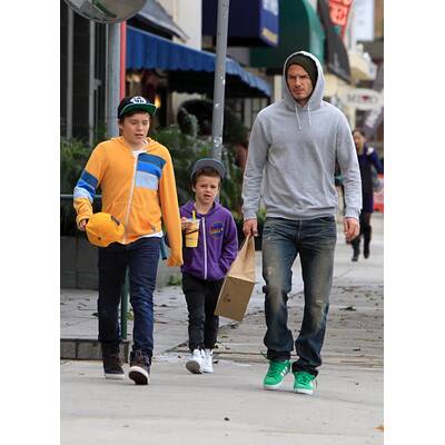 Beckhams: Ausflug mit Baby Harper