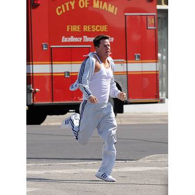 Mark Wahlberg: Sexy Stunts am Set in  Miami