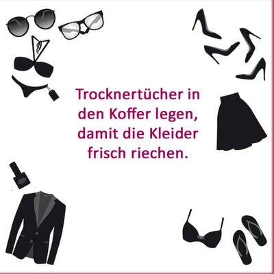 11 Tipps, wie Sie ihren Koffer richtig packen