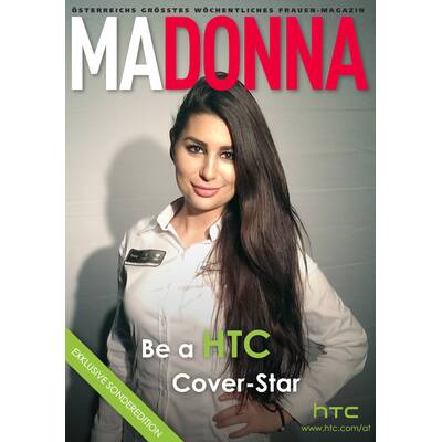 Cover-Model by HTC & MADONNA 