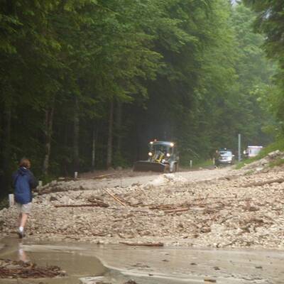 Unwetter in Oberösterreich