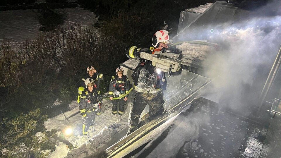 Brand in Kahlenbergerstraße