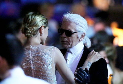 Friede zwischen Lagerfeld & Heidi Klum
