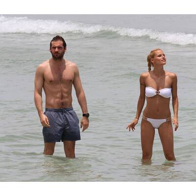 So verliebt sind Belle Michelle und ihr Tomaso Trussardi. 