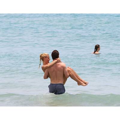 So verliebt sind Belle Michelle und ihr Tomaso Trussardi. 