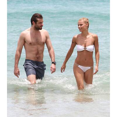 So verliebt sind Belle Michelle und ihr Tomaso Trussardi. 