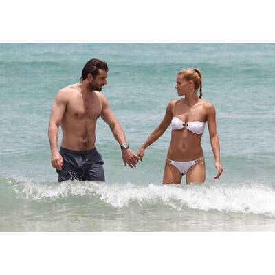 So verliebt sind Belle Michelle und ihr Tomaso Trussardi. 