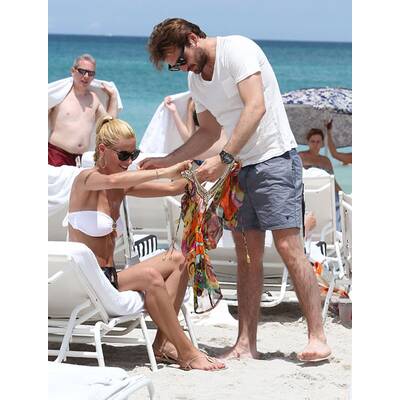 So verliebt sind Belle Michelle und ihr Tomaso Trussardi. 