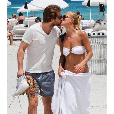 So verliebt sind Belle Michelle und ihr Tomaso Trussardi. 