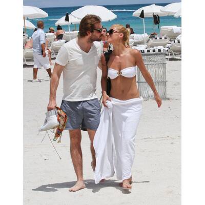 So verliebt sind Belle Michelle und ihr Tomaso Trussardi. 