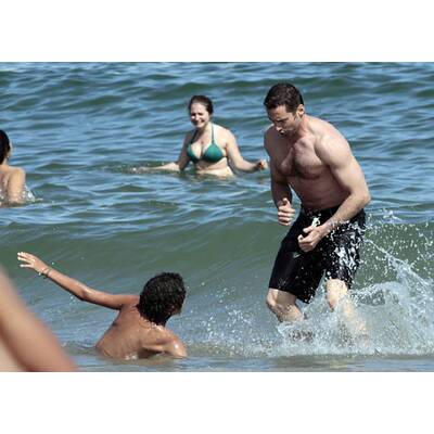 Hugh Jackman: Barcelona-Urlaub mit Familie