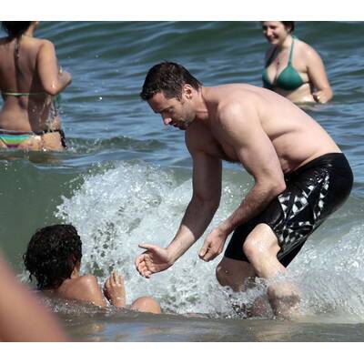 Hugh Jackman: Barcelona-Urlaub mit Familie
