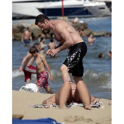 Hugh Jackman: Barcelona-Urlaub mit Familie