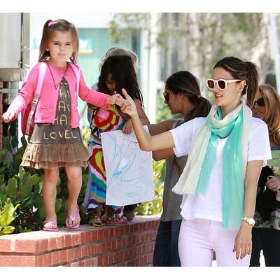 Alessandra Ambrosio & Töchterchen Anja