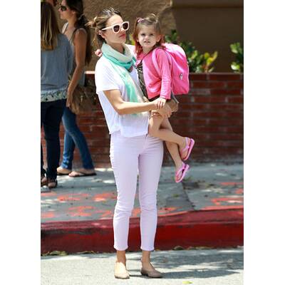 Alessandra Ambrosio & Töchterchen Anja