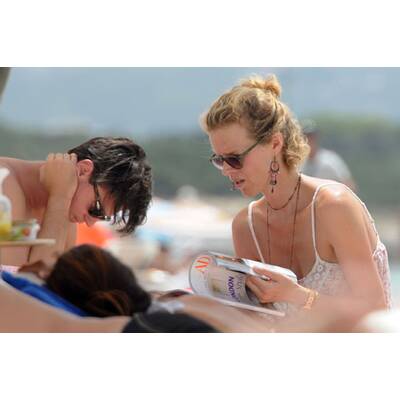 Eva Herzigova: Ferien auf Formentera