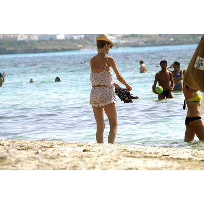 Eva Herzigova: Ferien auf Formentera