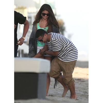 Ashley Tisdale: Geburtstagsparty am Strand