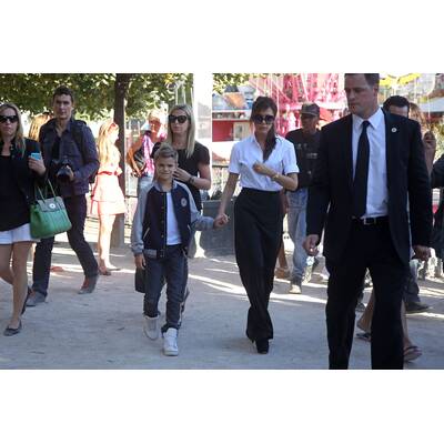 Victoria Beckham mit Sohn Romeo beim Shoppen 