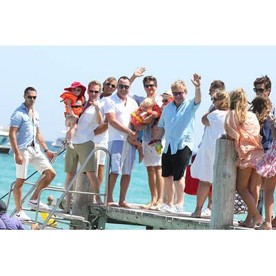 Elton John & David Furnish: Familien-Urlaum in St. Tropez