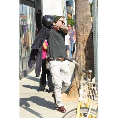 David Beckham: Motorrad-Ausfahrt