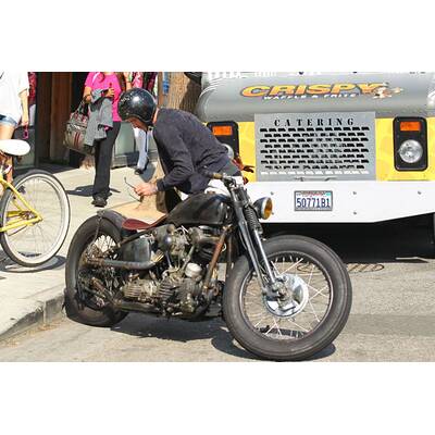 David Beckham: Motorrad-Ausfahrt