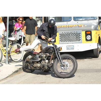 David Beckham: Motorrad-Ausfahrt